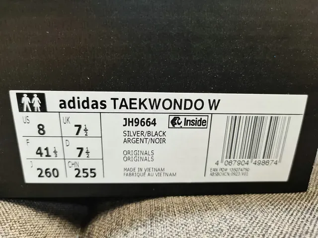 Adidas White Silver Low-Top Leather Upper Lifestyle Sneakers 2
