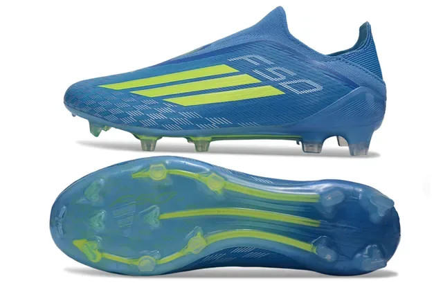 Adidas X Speedflow Bleu et Jaune Néon Chaussures de football pour sol ferme 6