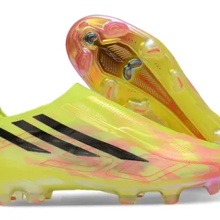 Adidas X Speedflow Hyperfast Neon Yellow Pink Gradient Firm-Ground Soccer Shoes
