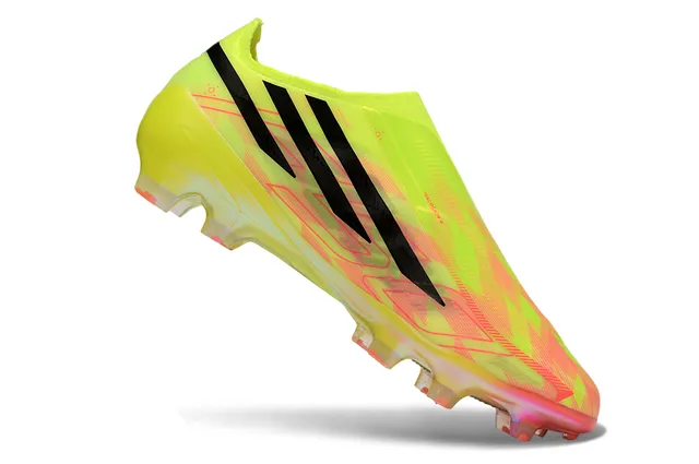Adidas X Speedflow Hyperfast Neon Yellow Pink Gradient Firm-Ground Soccer Shoes 2