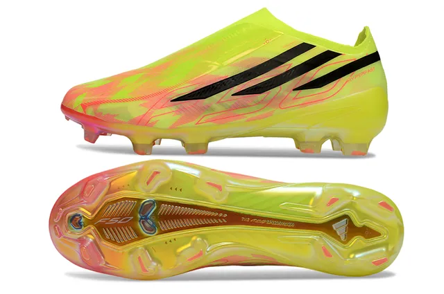 Adidas X Speedflow Hyperfast Neon Yellow Pink Gradient Firm-Ground Soccer Shoes 6