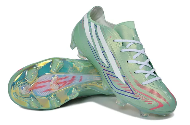 Adidas X Speedflow Verde translúcido iridiscente Césped Zapatos de fútbol 3