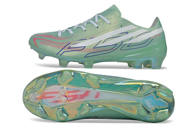 Adidas X Speedflow Verde translúcido iridiscente Césped Zapatos de fútbol 5