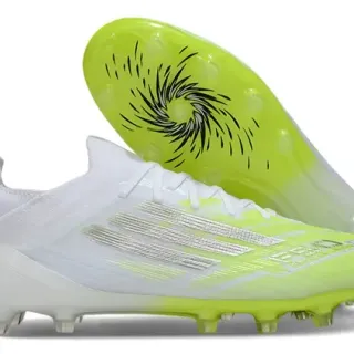 Adidas X Speedflow White Neon Yellow Firm-Ground Soccer Shoes