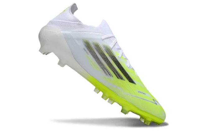 Adidas X Speedflow Chaussures de football Blanc Neón Jaune Terrain Firme 2