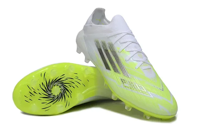 Adidas X Speedflow Chaussures de football Blanc Neón Jaune Terrain Firme 4