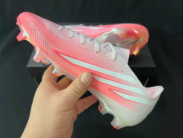 Adidas X Speedportal Gradient Pink White Firm-Ground Soccer Shoes 4