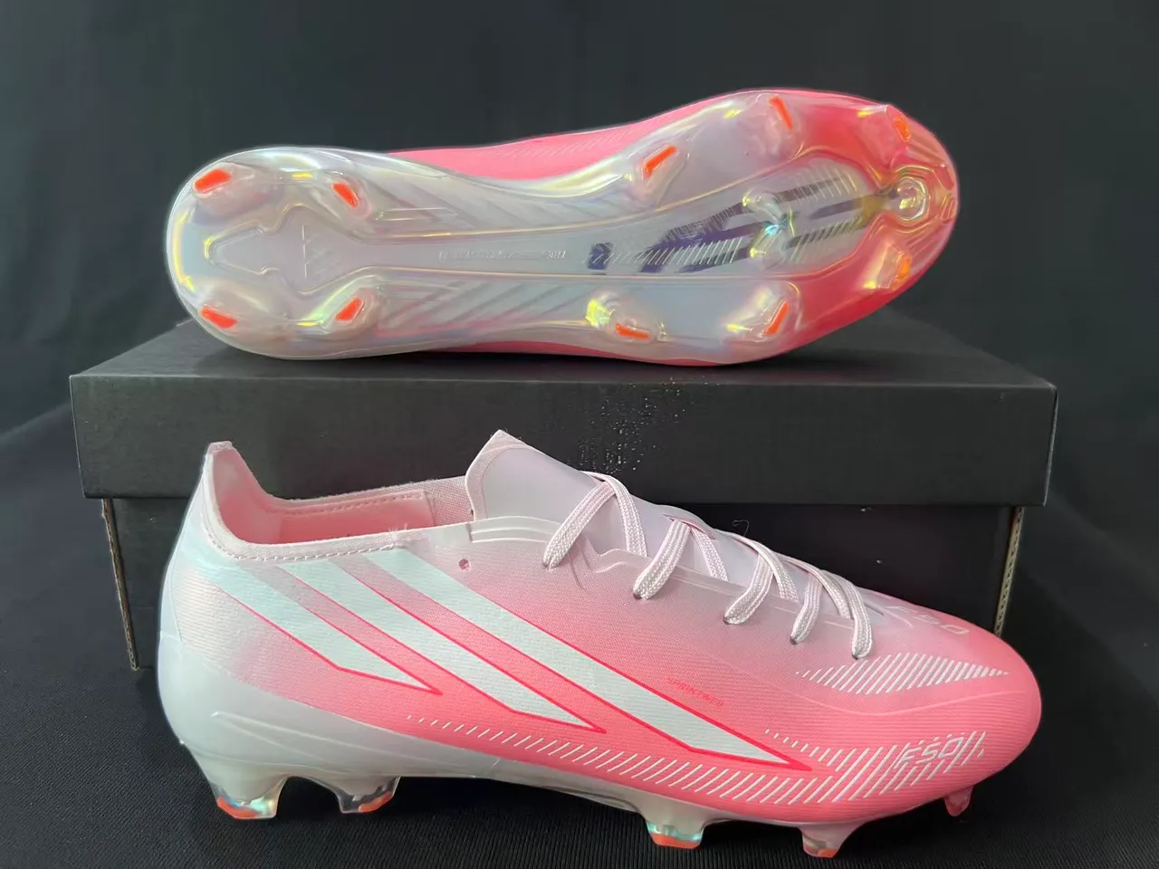 Adidas X Speedportal Gradient Pink White Firm-Ground Soccer Shoes 6