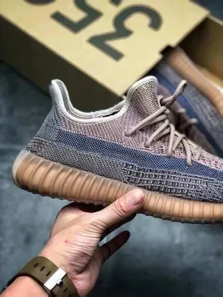 Adidas Yeezy Boost 350 Beige Blue Gray Lifestyle Sneakers 4