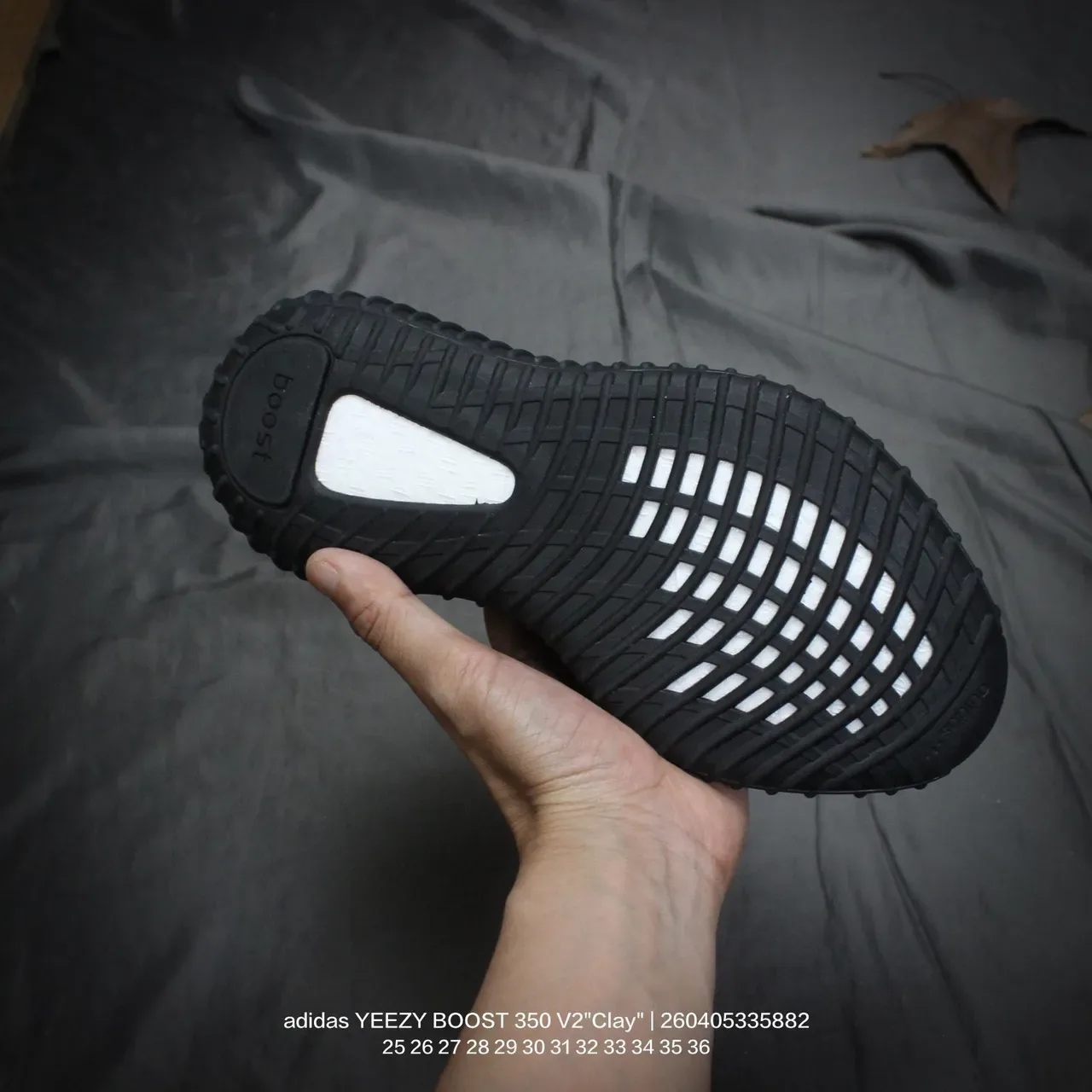 Adidas Yeezy Boost 350 V2 Black Lifestyle Sneakers 6