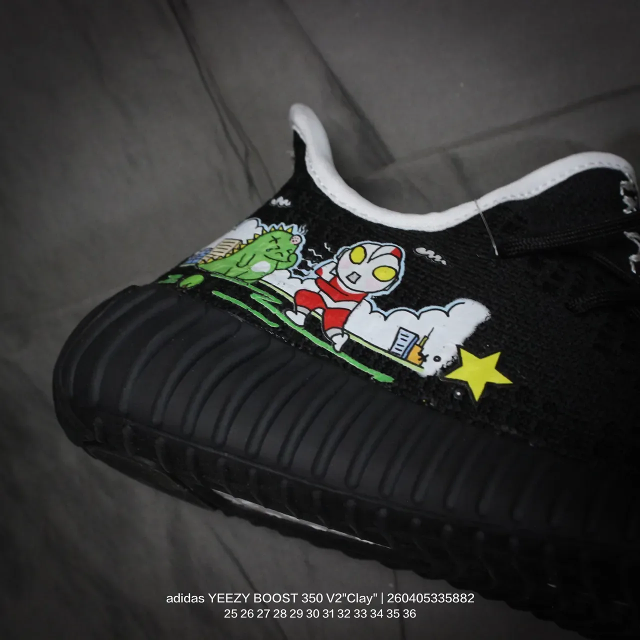 Adidas Yeezy Boost 350 V2 Black Lifestyle Sneakers 7