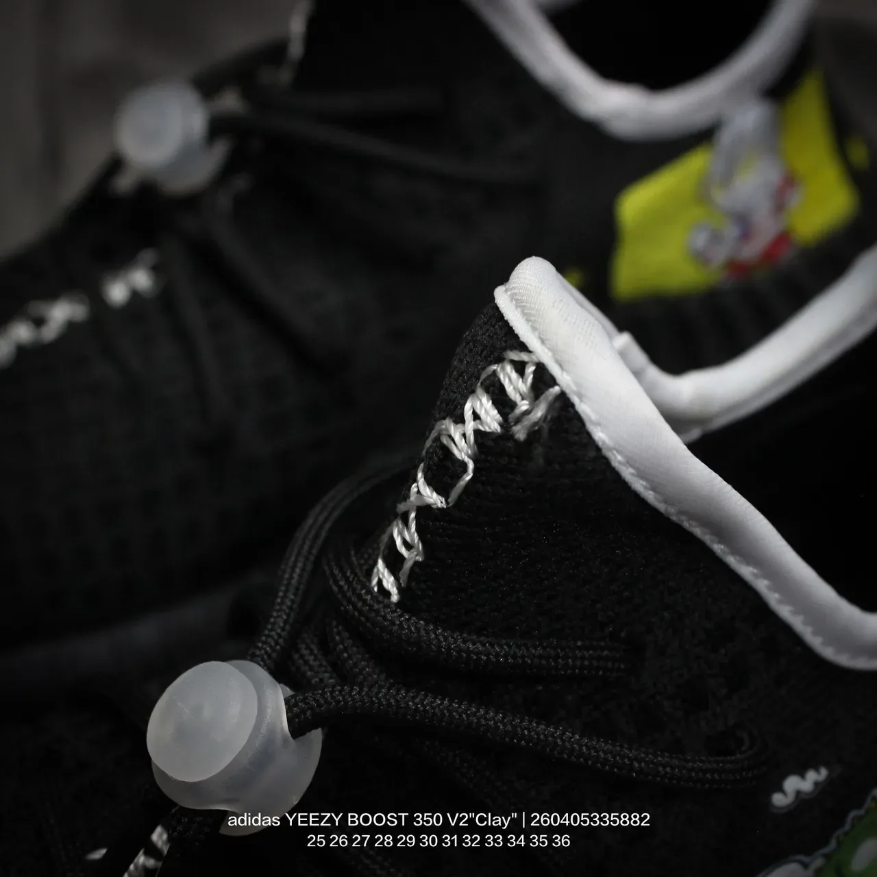 Adidas Yeezy Boost 350 V2 Black Lifestyle Sneakers 8