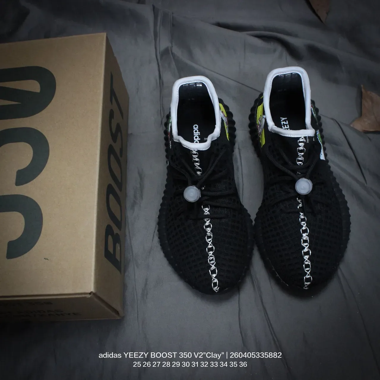 Adidas Yeezy Boost 350 V2 Black Lifestyle Sneakers 9
