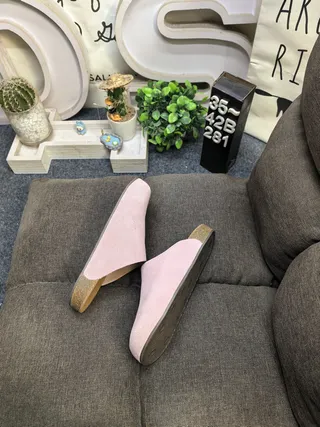 Adidas Yeezy Slide Dusty Pink Suede Slippers 5