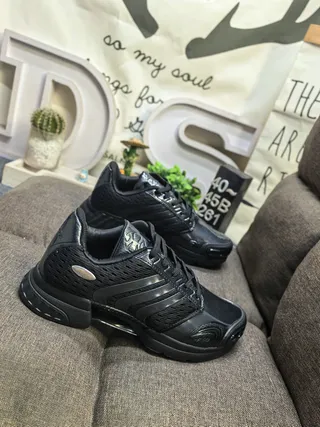 Adidas Jaune Bleu Mesh Perforé Supérieur Trois Rayures Recouvrements Synthétiques Chaussures de Course 19