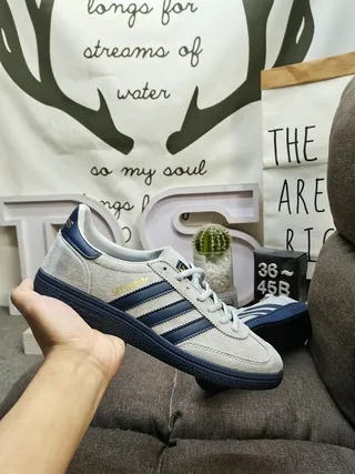 Adidas Yellow White Suede Upper Three Stripes Lifestyle Sneakers 15
