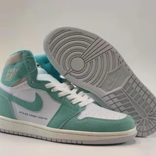Air Jordan 1 High OG Mint Green Suede Basketball Shoes