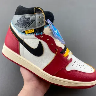 Air Jordan 1 High Red White Black Cream Basketball Shoes