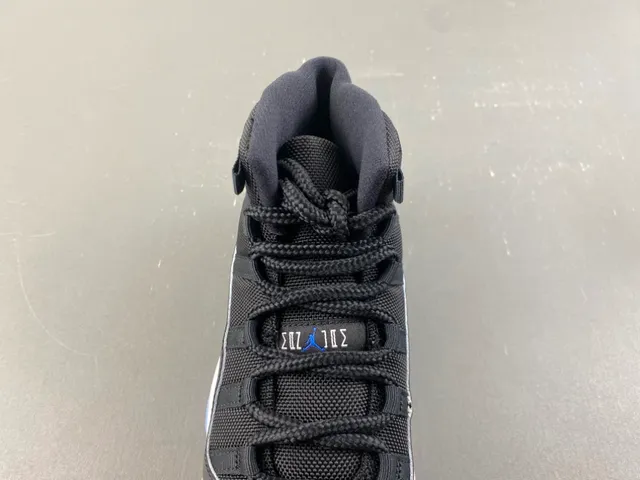 Air Jordan 11 Black White Icy Blue Basketball Shoes 6
