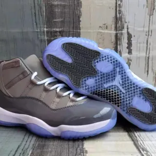 Air Jordan 11 灰紫色半透明大底篮球鞋