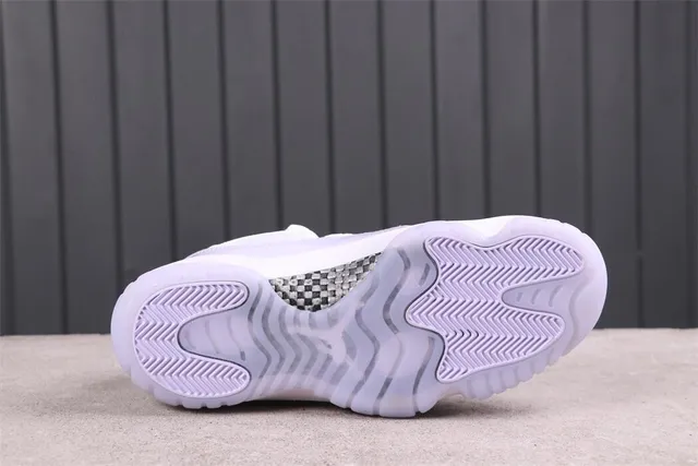 Air Jordan 11 Low White and Lavender Lifestyle Sneakers 3