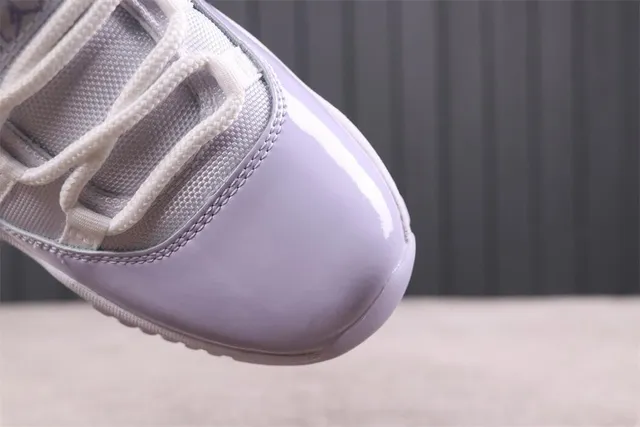 Air Jordan 11 Low White and Lavender Lifestyle Sneakers 4