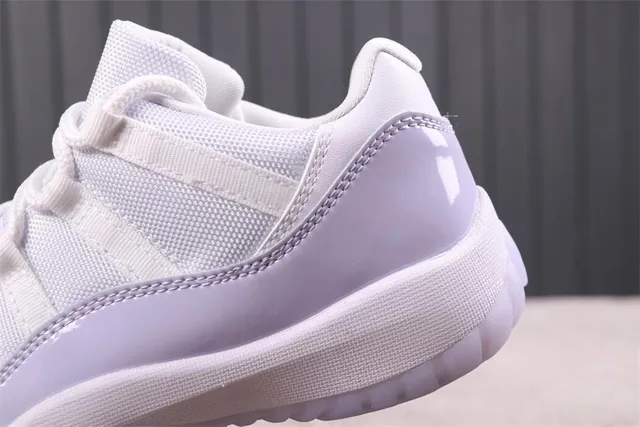 Air Jordan 11 Low White and Lavender Lifestyle Sneakers 6