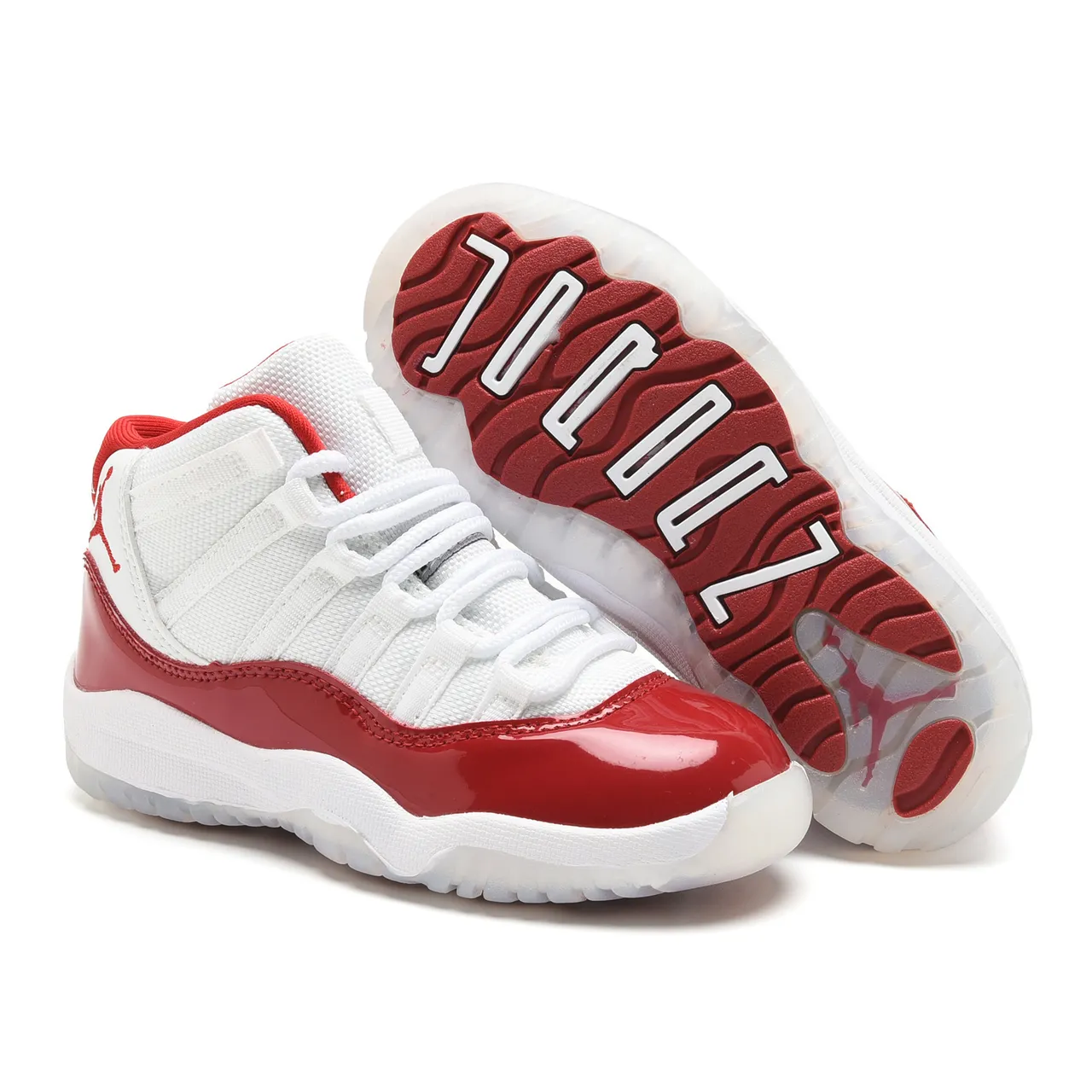 Air Jordan 11 White Cement Basketball Shoes 21