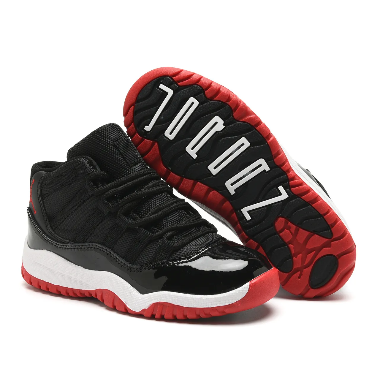 Air Jordan 11 White Cement Basketball Shoes 23