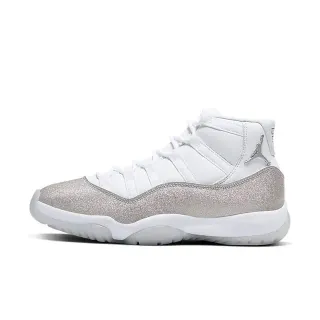 Air Jordan 11 White Silver Glitter Basketball Shoes