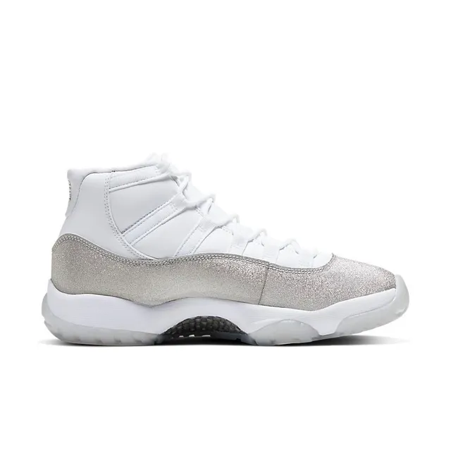 Air Jordan 11 White Silver Glitter Basketball Shoes 5