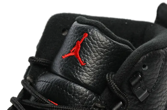 Air Jordan 12 Black Red Basketball Shoes 4