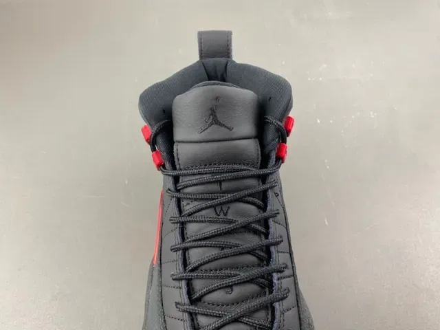 Air Jordan 12 Noir Rouge Chaussures de Basketball 8