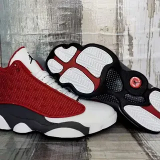 Air Jordan 13 Red White Black Basketball Shoes