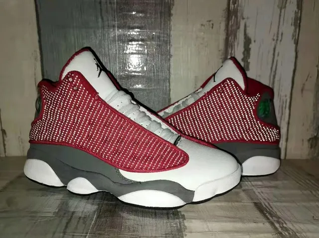 Air Jordan 13 Red White Black Basketball Shoes 5