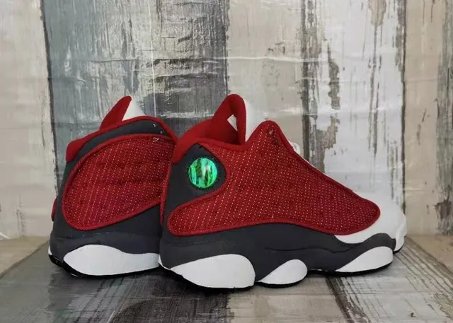 Air Jordan 13 Red White Black Basketball Shoes 6