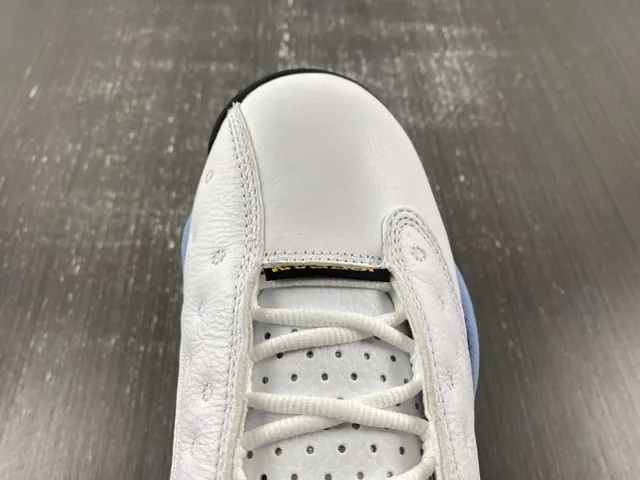Air Jordan 13 White Light Blue Black Yellow Green Basketball Shoes 10