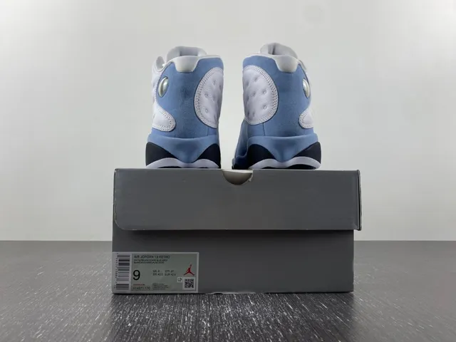 Air Jordan 13 White Light Blue Black Yellow Green Basketball Shoes 19