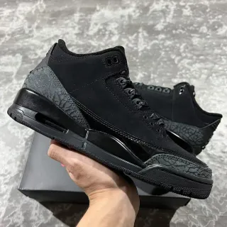 Air Jordan 3 Black Elephant Basketball Shoes