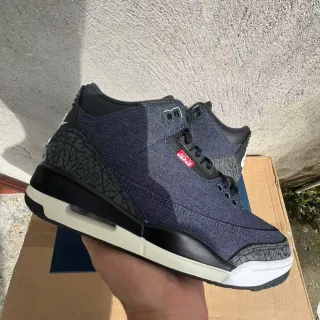 Air Jordan 3 Denim Elephant Print Basketball Shoes