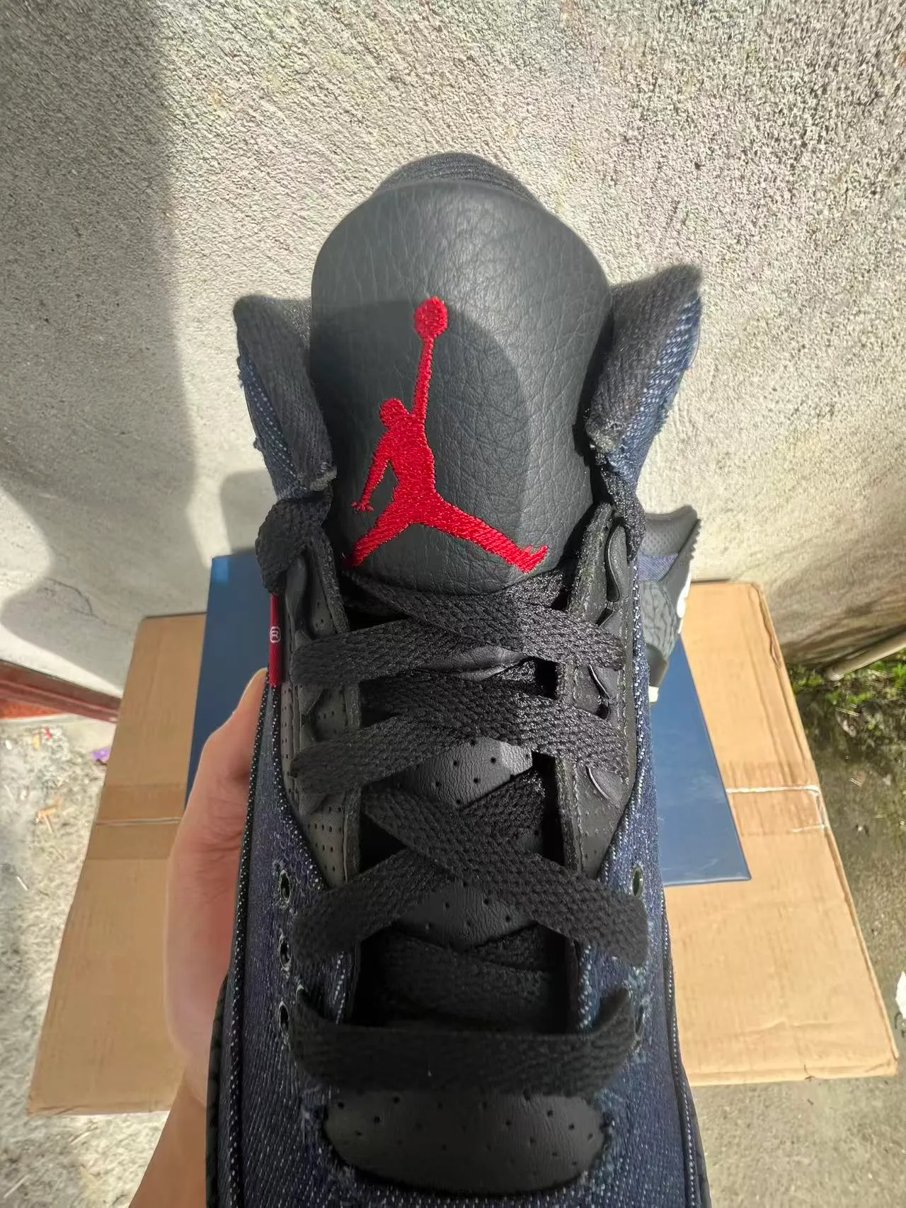Air Jordan 3 Denim Elephant Print Basketball Shoes 3
