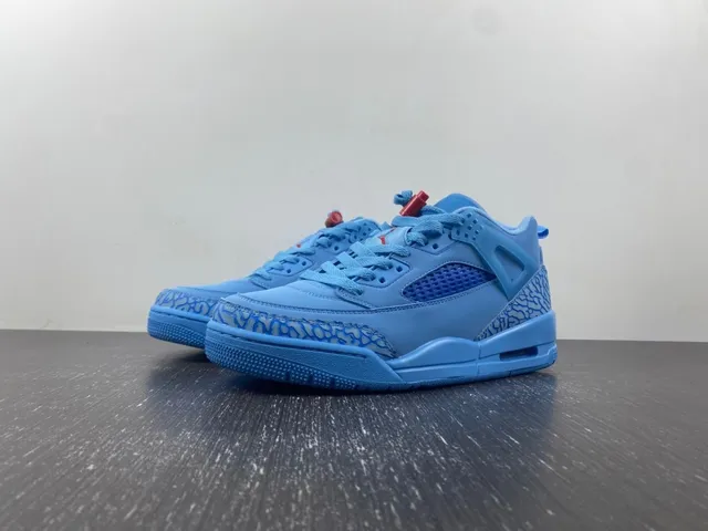 Air Jordan 3 Light Blue Elephant Print Basketball Shoes 2