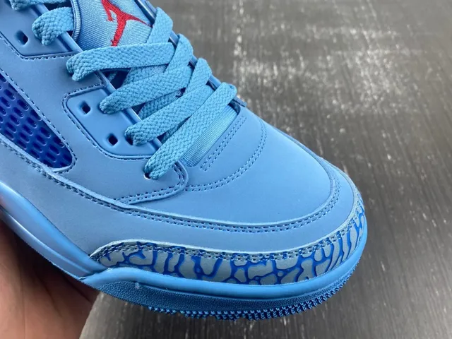 Air Jordan 3 Light Blue Elephant Print Basketball Shoes 6