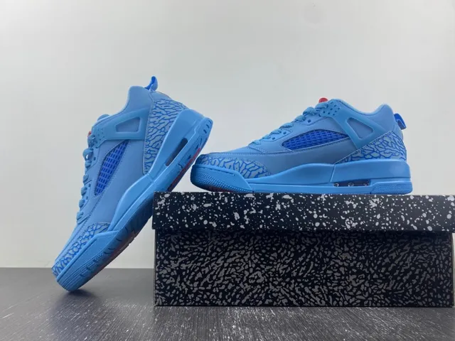Air Jordan 3 Light Blue Elephant Print Basketball Shoes 15