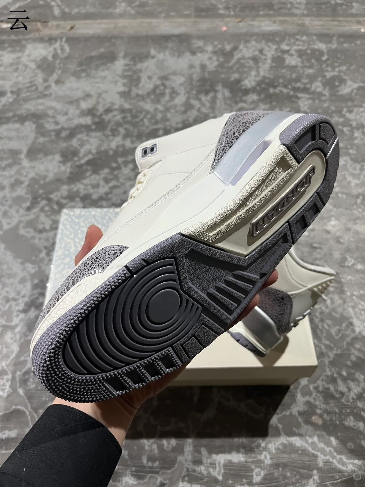 Air Jordan 3 Off-White Elephant Print Basketball Shoes 2