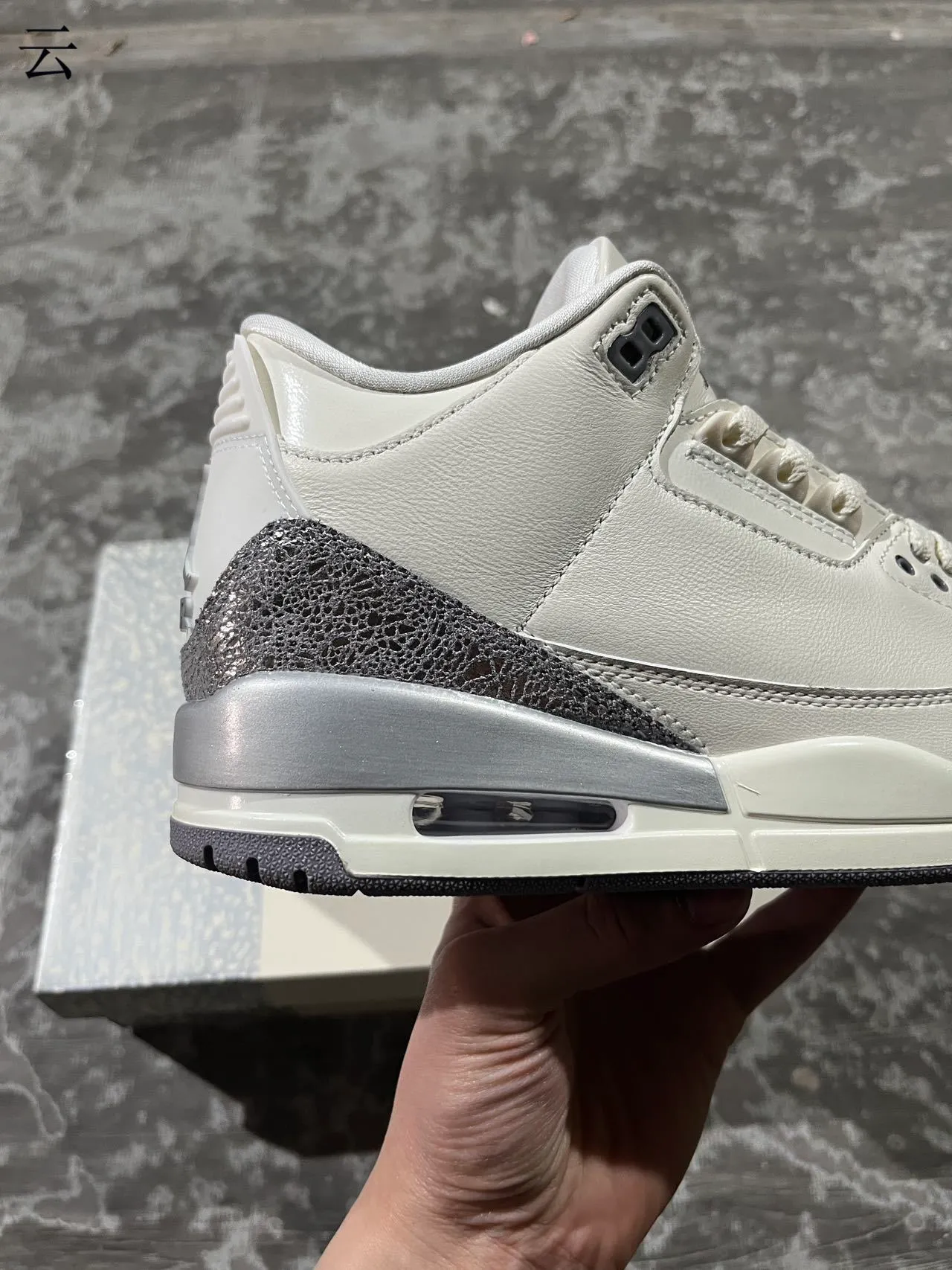 Air Jordan 3 Off-White Elephant Print Basketball Shoes 3