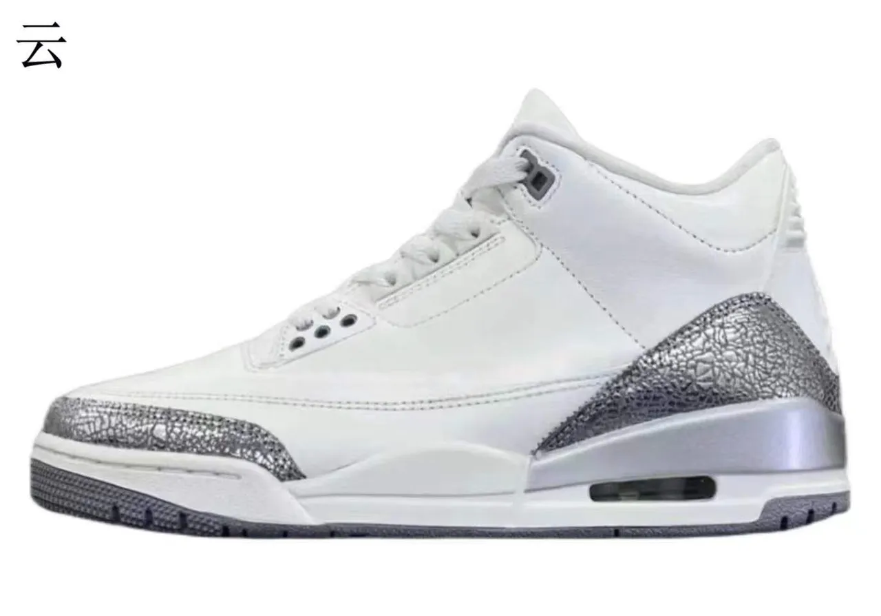 Air Jordan 3 Off-White Elephant Print Basketball Shoes 5