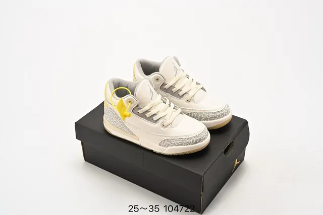 Tênis de basquete Air Jordan 3 Off-White cinza com estampa de elefante 11