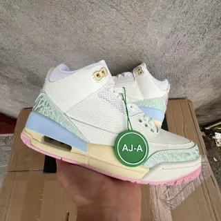Air Jordan 3 Off-White Mint Pastel Elephant 篮球鞋