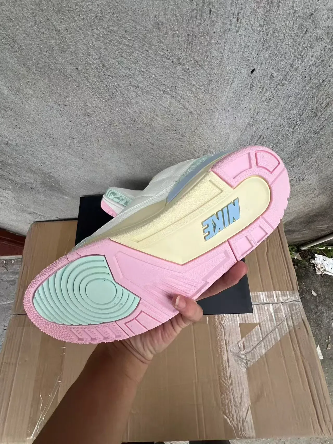 Air Jordan 3 Off-White Mint Pastel Elephant Chaussures de Basketball 6